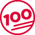 en icon check 100 prozent rot.